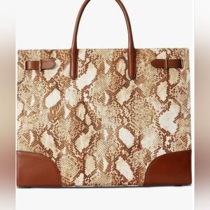 Ralph lauren canvas tote bag